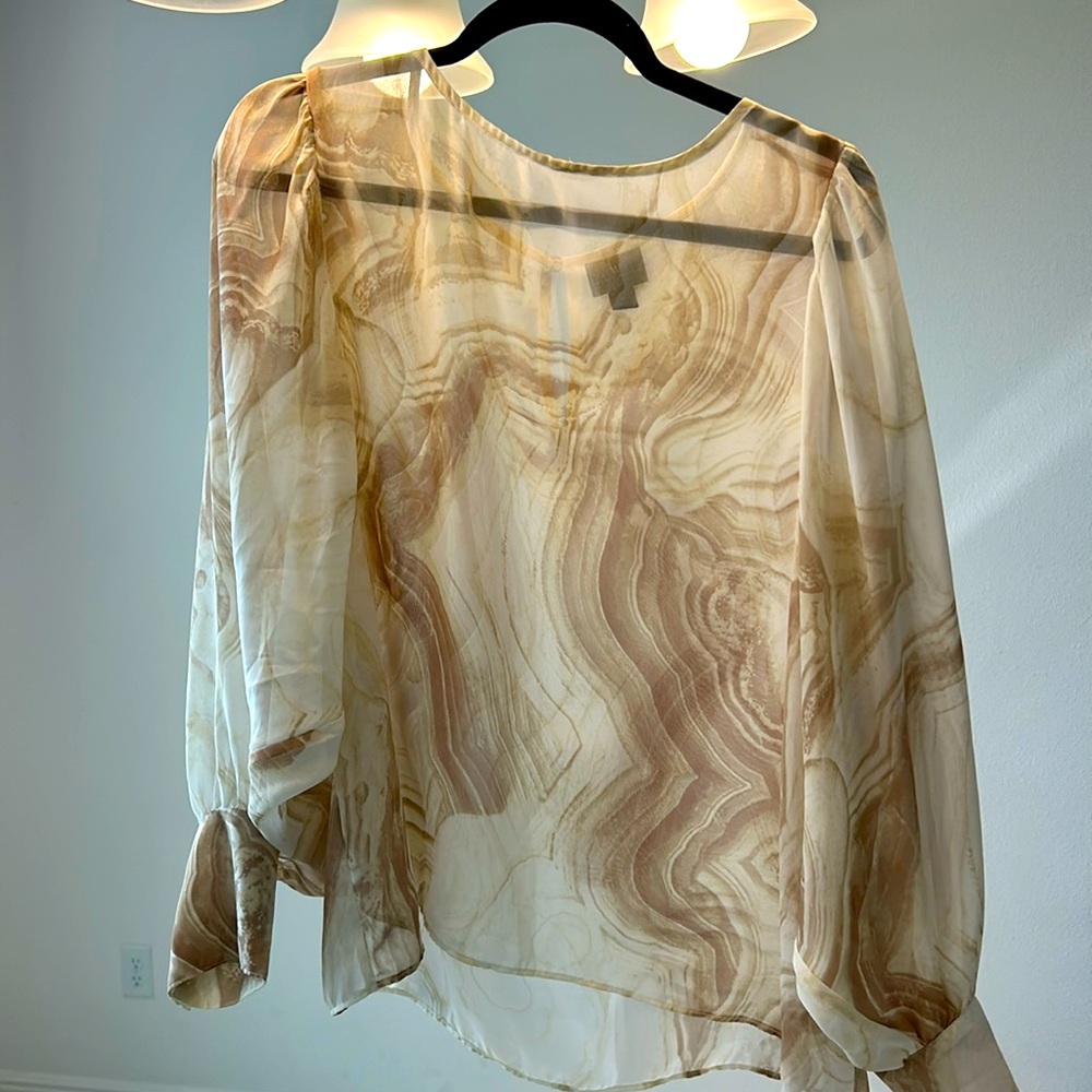 Beautiful transparent blouse